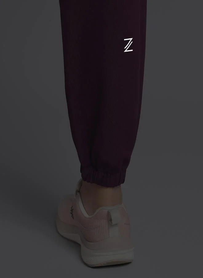 Cult Women Wine Run Forward Joggers